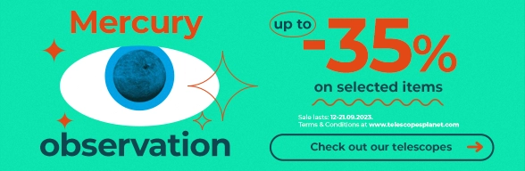 Follow Mercury with a discount of up to -35%