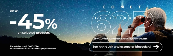 A comet is approaching Earth! Observation products up to 45% cheaper