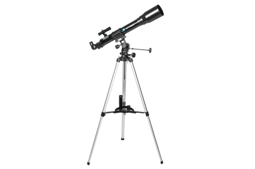 OPTICON Sky Navigator 70F700EQ telescope with carrying case and phone holder